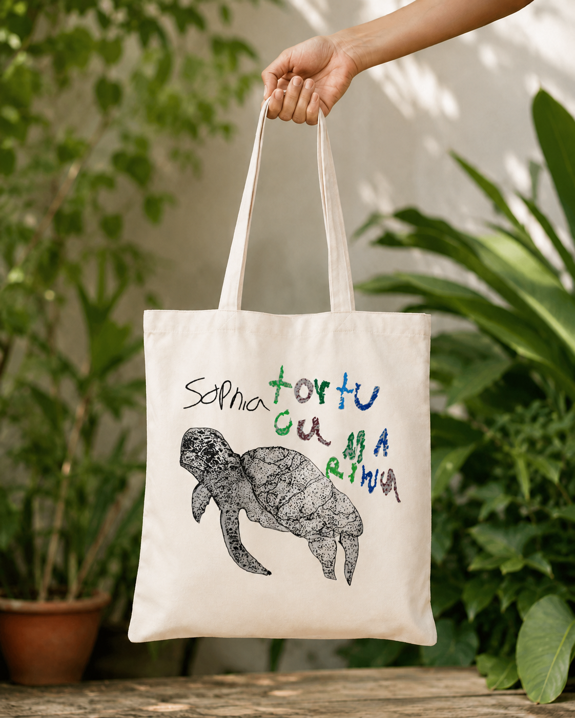 Tote bag · Tortuga marina