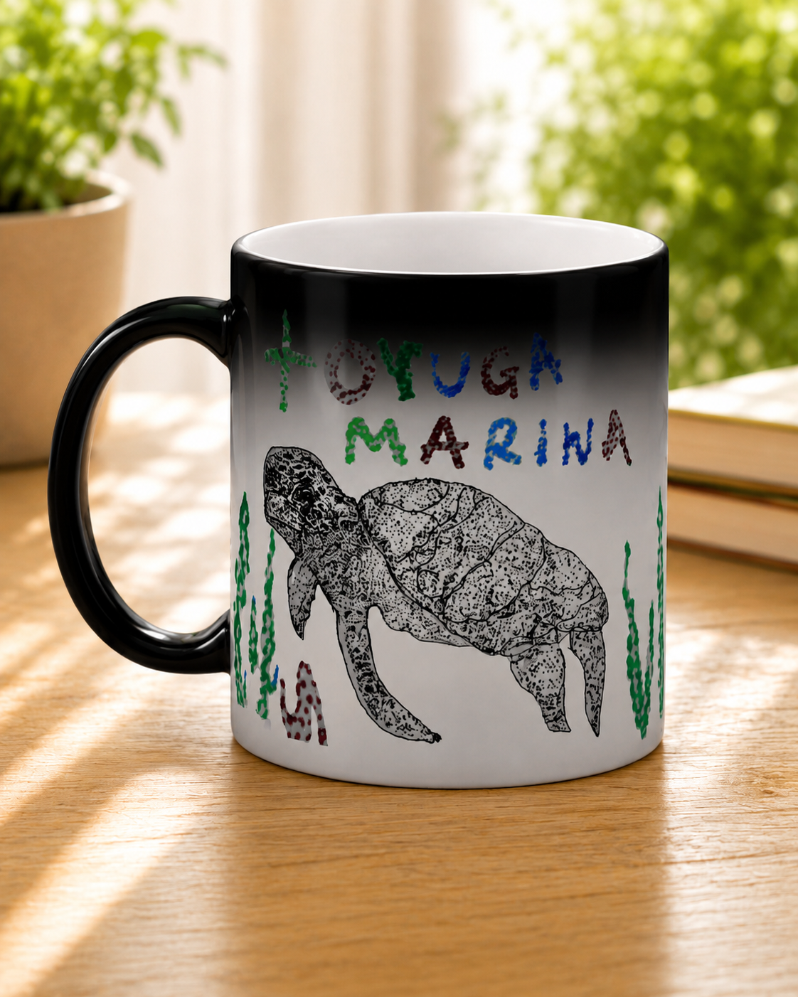 Pocillo Mágico · Tortuga Marina
